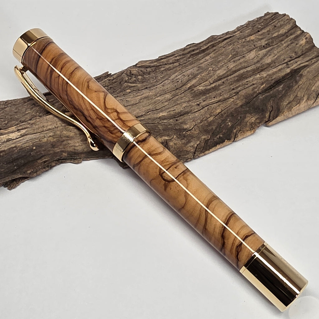 Stylo plume en Olivier de Provence – Grand Gel 1956 - N°1