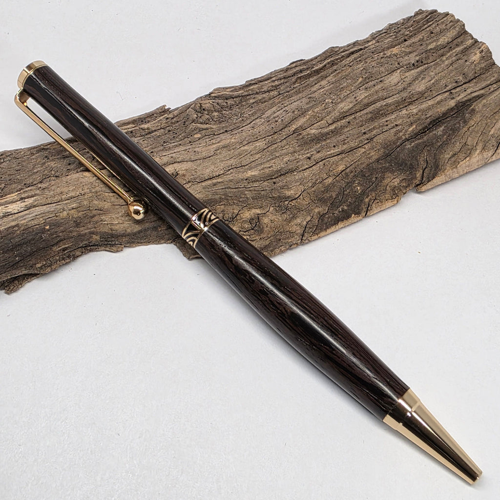 Stylo bille artisanal en bois de Wengé