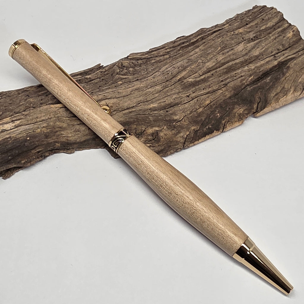 Stylo bille artisanal en bois de Bouleau