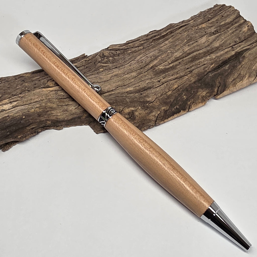 Stylo bille artisanal en bois d’Orme
