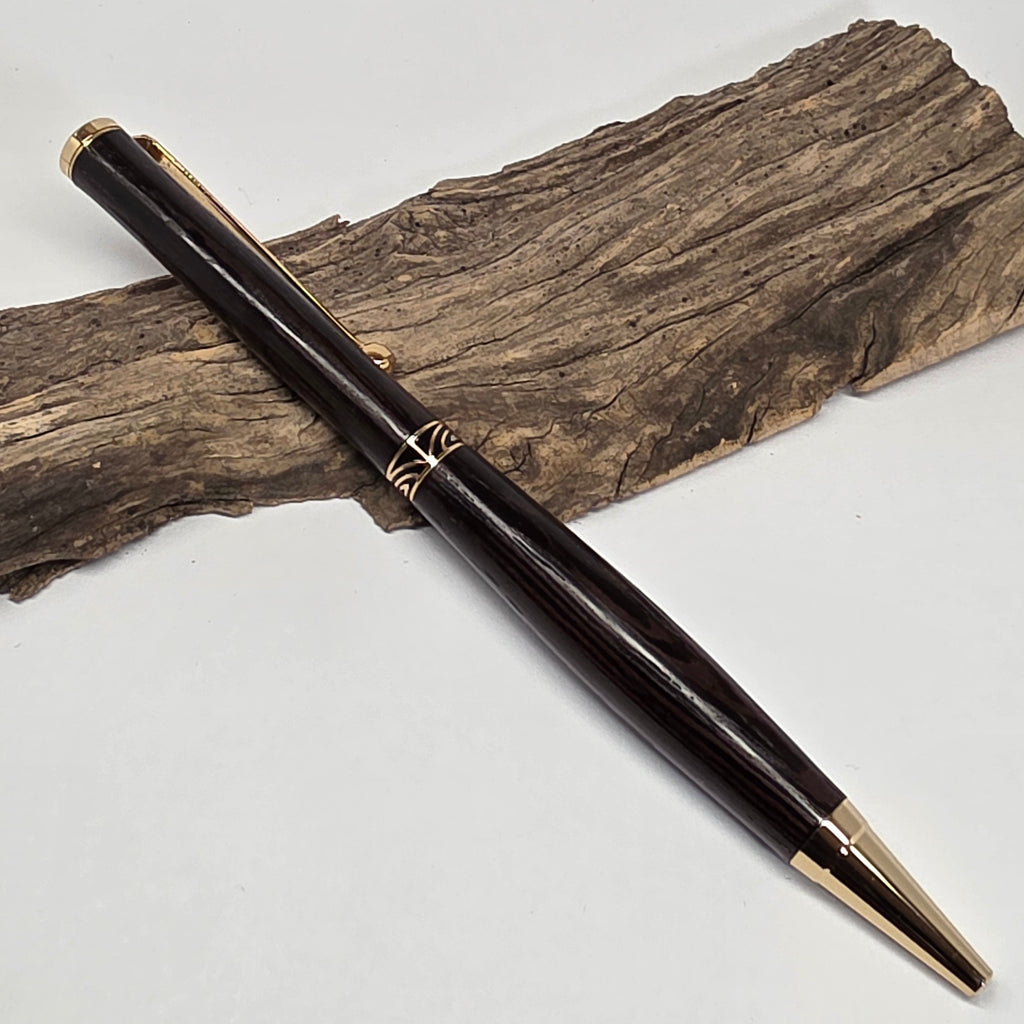 Stylo bille artisanal en bois de Wengé