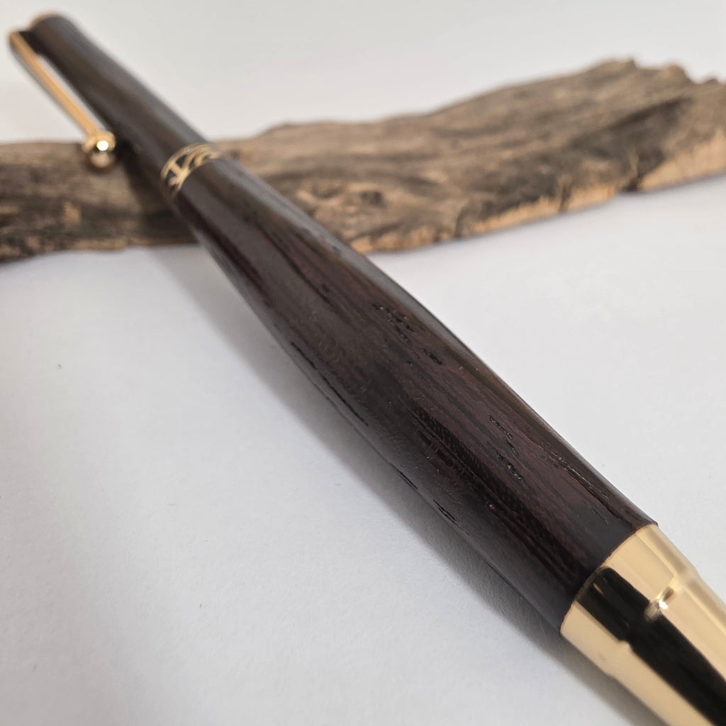 Stylo bille artisanal en bois de Wengé