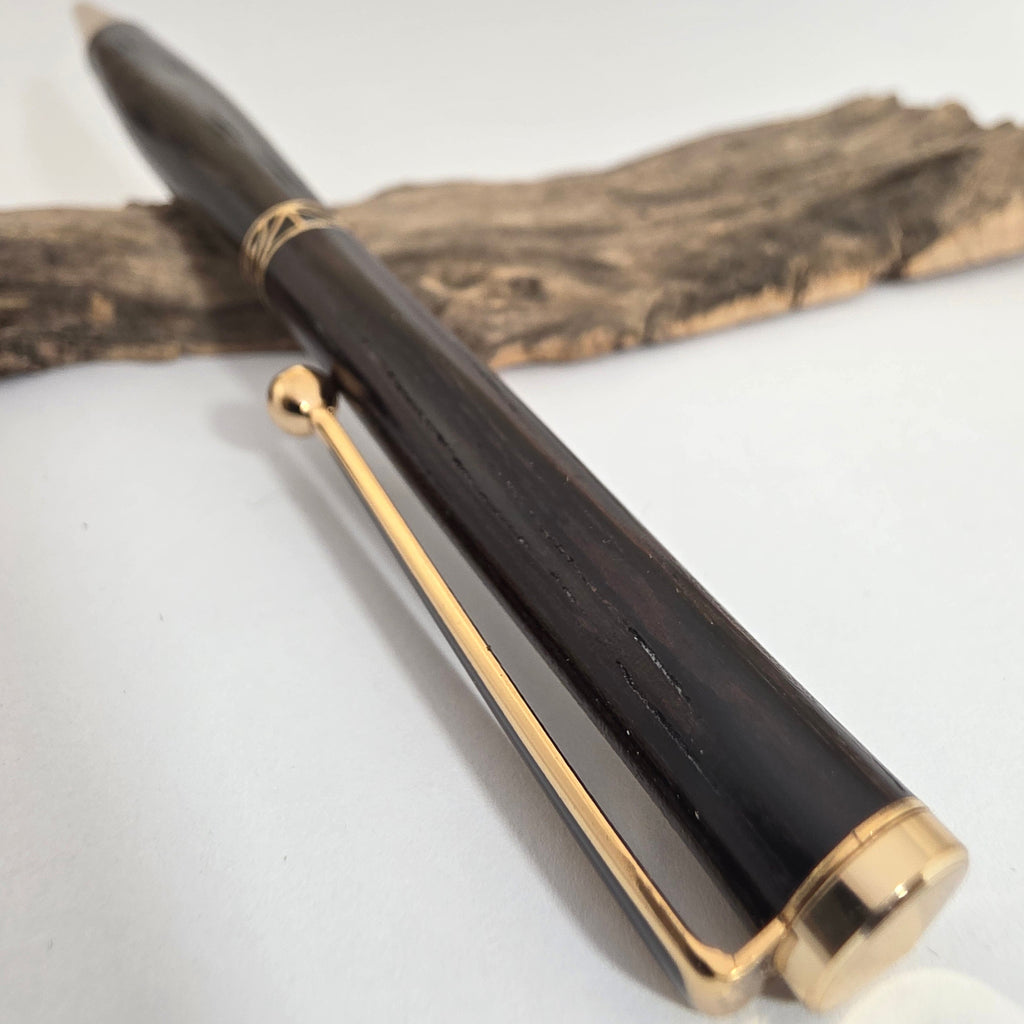 Stylo bille artisanal en bois de Wengé