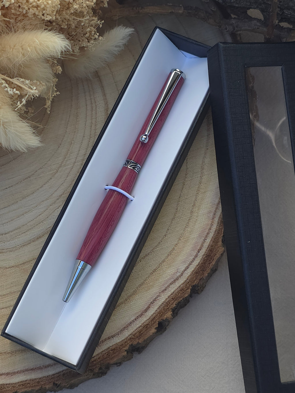 Stylo bille artisanal en bois d’Amarante