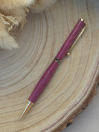 Stylo bille artisanal en bois d’Amarante