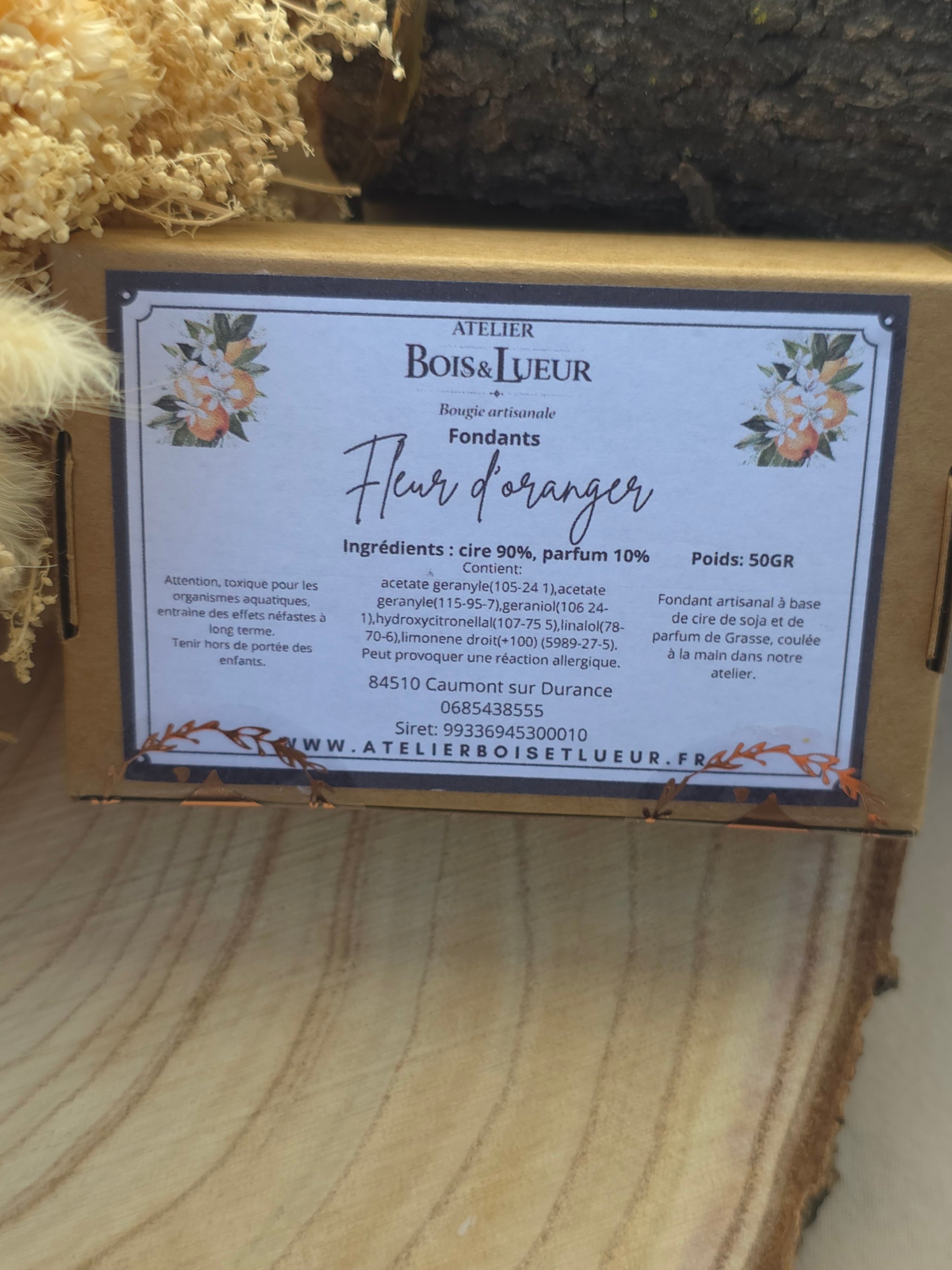 Fondants parfumés Fleur d'oranger – 50 g