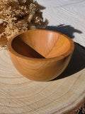 Vide-poche en bois segmenté de merisier - Pièce unique
