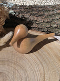 Petit oiseau en bois tourné à la main