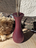 Soliflore en bois tourné