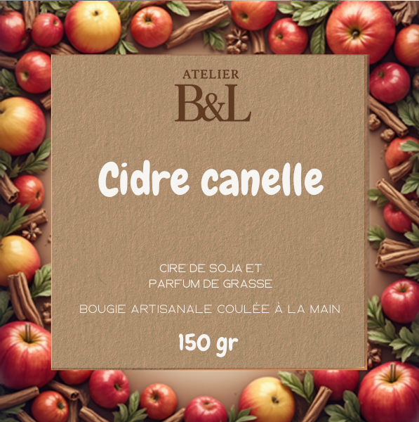 Bougie Cidre cannelle