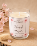 Bougie artisanale en cire de soja – Fleur de cerisier