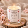 Bougie artisanale en cire de soja – Fleur de cerisier
