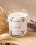 Bougie artisanale en cire de soja – Lavande
