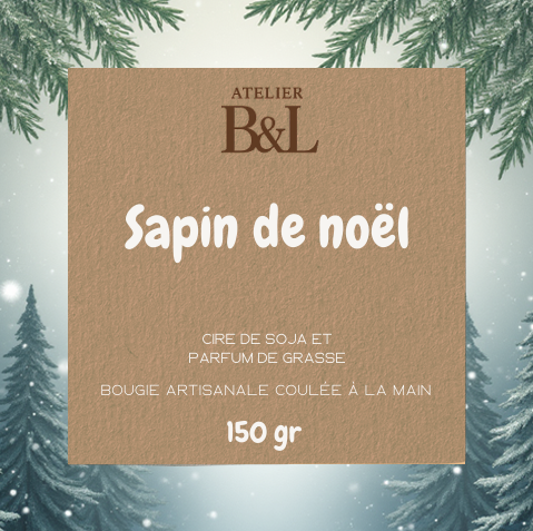 Bougie Sapin de Noël