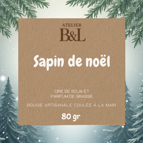 Bougie Sapin de Noël