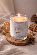 Bougie artisanale en cire de soja – Thé et pain d'épice
