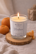 Bougie artisanale en cire de soja – Mandarine