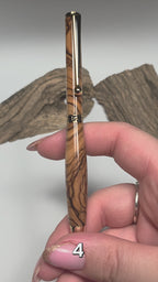 Stylo en olivier du Grand Gel de 1956 – Série limitée, finition miroir