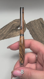 Stylo en olivier du Grand Gel de 1956 – Série limitée, finition miroir