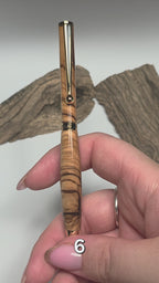 Stylo en olivier du Grand Gel de 1956 – Série limitée, finition miroir