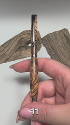 Stylo en olivier du Grand Gel de 1956 – Série limitée, finition miroir