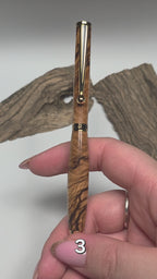 Stylo en olivier du Grand Gel de 1956 – Série limitée, finition miroir