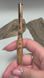 Stylo en olivier du Grand Gel de 1956 – Série limitée, finition miroir